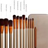Set de 11 brochas para maquillaje