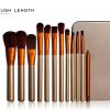 Set de 11 brochas para maquillaje