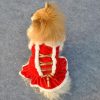 Vestido para perrita navideño