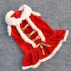 Vestido para perrita navideño