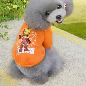 Poleron Iron Man para mascotas