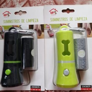 Linterna con dispensador para bolsas