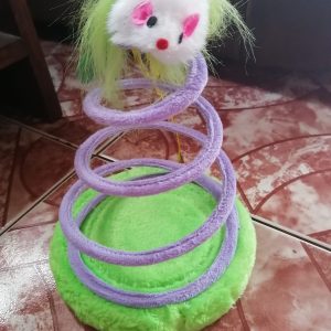 Juguete para gatos con raton