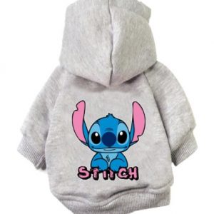 Poleron con diseño de Stitch para mascotas