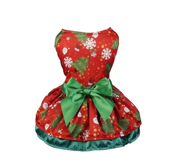 Vestido navideño para mascotas