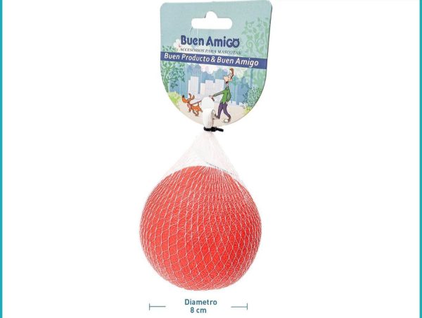 Pelota Roja dura 8 cm de diametro