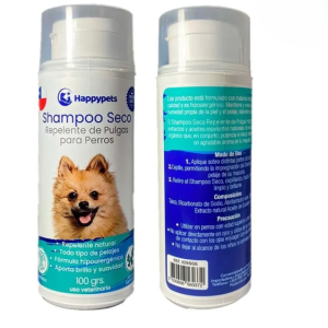 Shampoo en seco repelente de pulgas Perro
