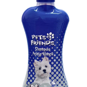 Shampoo Perro Pelaje Blanco 250ml Pets Friends Fragancia Coco