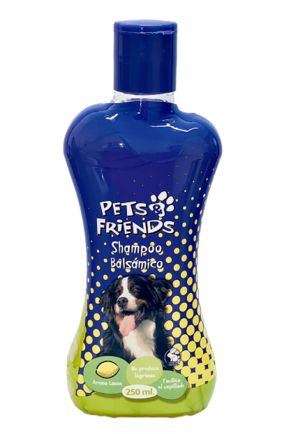 Shampoo Balsámico Limón Hipoalergénico Perro 250ml Pets Friends