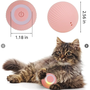 Pelotas con movimiento para gatos