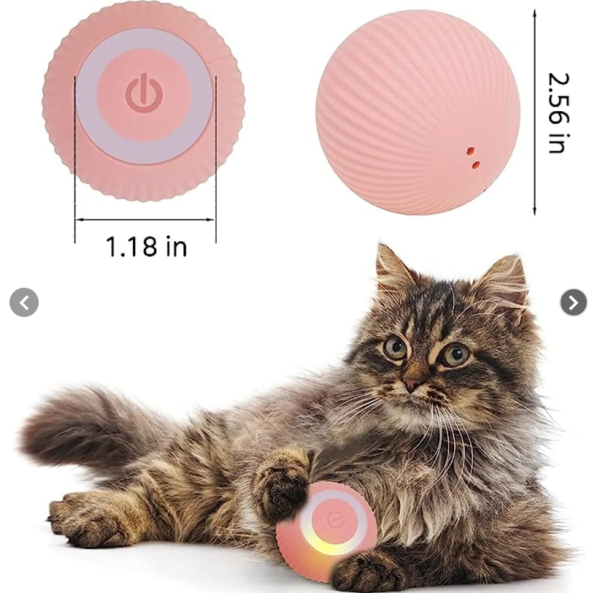 Pelotas con movimiento para gatos
