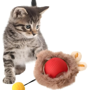 Pelota con movimiento para gatos