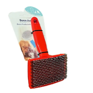 Rasqueta plástica M para mascotas