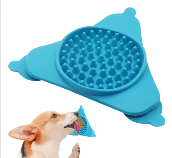 Lickimat triangular para mascotas