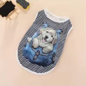 Polera con mochila perrito