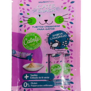 Cats Snack tubitos cremosos para gatos con catnip