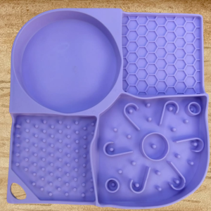 Lickimat cuadrado GRIS