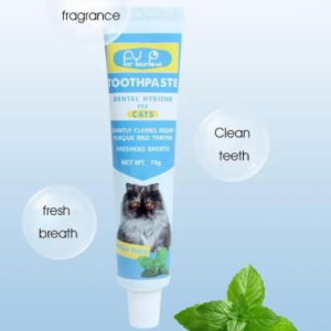 Pasta de dientes para gatos, higiene dental, sabor vainilla (70 g)