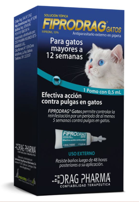 Pipeta para gatos Fiprodrag