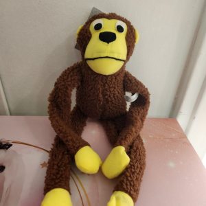 Monito de peluche para mascotas