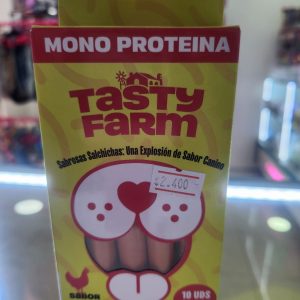 salchichas de pollo Snack Salchichas para Perros Sabor Pollo Tasty Farm