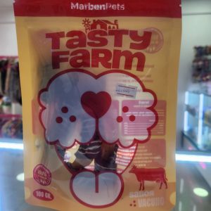 Snack Tasty Farm papas dulces envueltas en vacuno