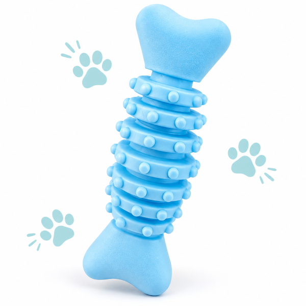 Juguete Mordedor Hueso con Relieves para Perros