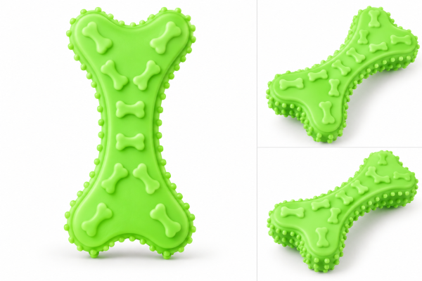 Juguete Hueso con Relieves para Perro