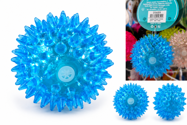 Pelota con Púas para Perros – Juguete Mordedor
